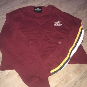 hollister cropped crew neck